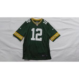 NIKE Mens XL GREEN BAY PACKERS AARON RODGERS ON FIELD NFL JERSEY #12